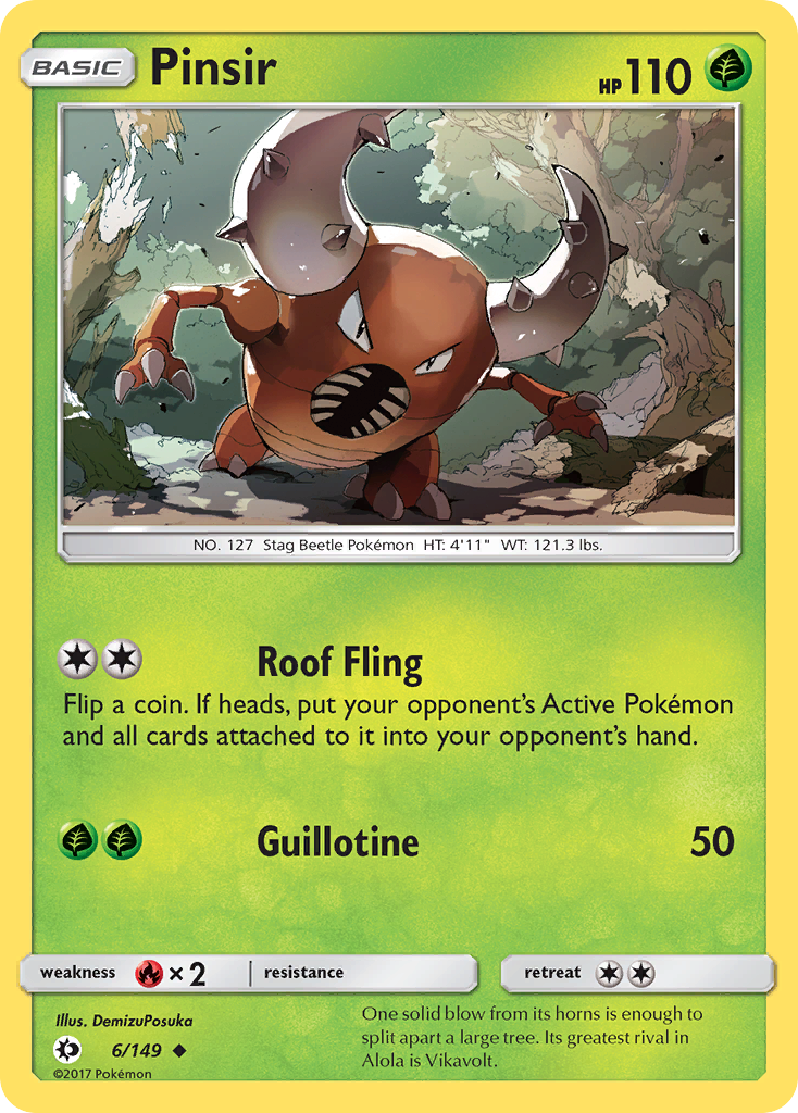 Pinsir (6/149) [Sun & Moon: Base Set] | Exor Games Dartmouth