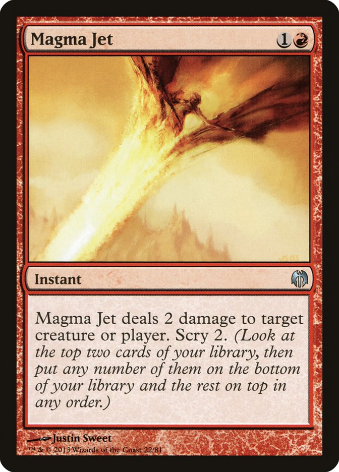 Magma Jet [Duel Decks: Heroes vs. Monsters] | Exor Games Dartmouth