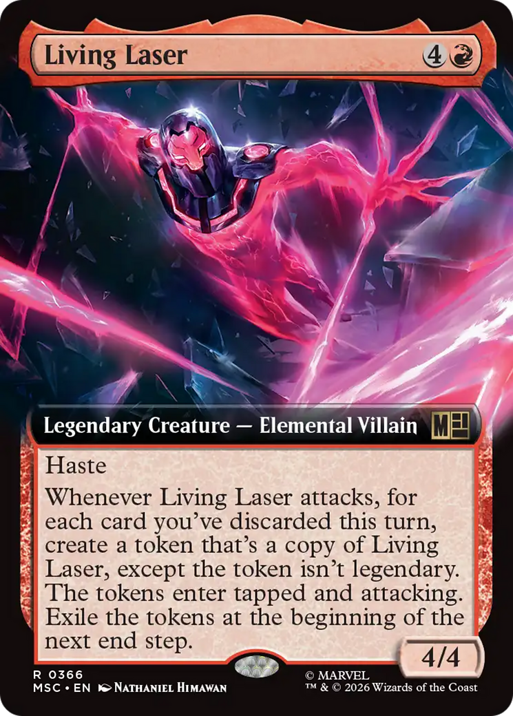 Living Laser (Extended Art) [Marvel Super Heroes Commander] | Exor Games Dartmouth