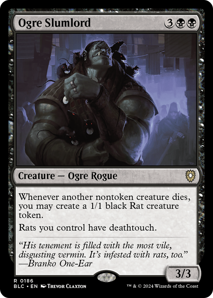Ogre Slumlord [Bloomburrow Commander] | Exor Games Dartmouth