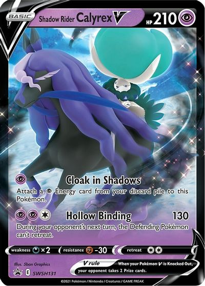 Shadow Rider Calyrex V (SWSH131) (Jumbo Card) [Sword & Shield: Black Star Promos] | Exor Games Dartmouth