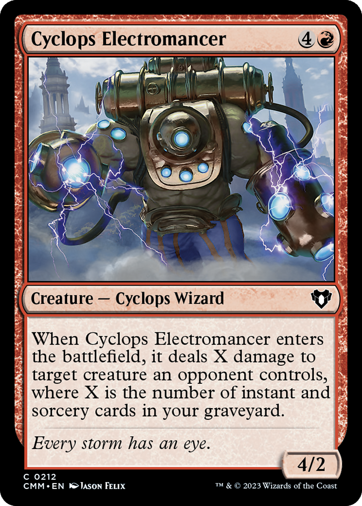 Cyclops Electromancer [Commander Masters] | Exor Games Dartmouth