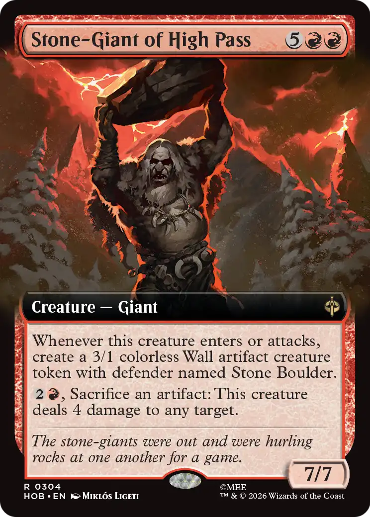 Stone-Giant of High Pass (Extended Art) [The Hobbit] | Exor Games Dartmouth