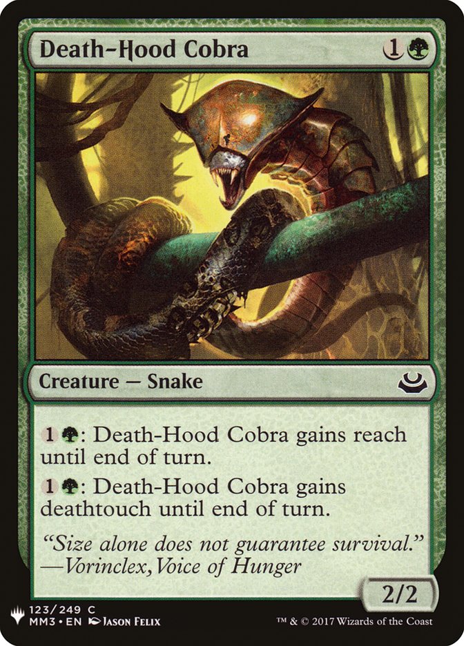 Death-Hood Cobra [Mystery Booster] | Exor Games Dartmouth