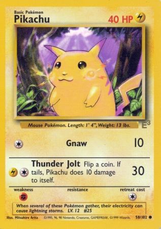 Pikachu (58/102) (E3 Stamped Promo) [Miscellaneous Cards] | Exor Games Dartmouth