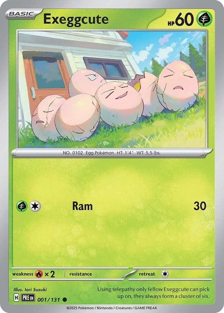 Exeggcute (001/131) [Scarlet & Violet: Prismatic Evolutions] | Exor Games Dartmouth
