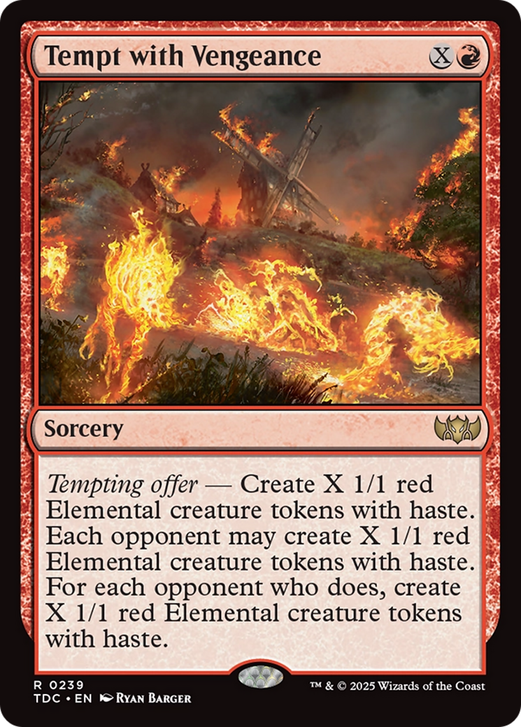 Tempt with Vengeance [Tarkir: Dragonstorm Commander] | Exor Games Dartmouth