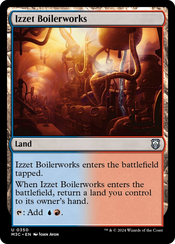 Izzet Boilerworks (Ripple Foil) [Modern Horizons 3 Commander] | Exor Games Dartmouth