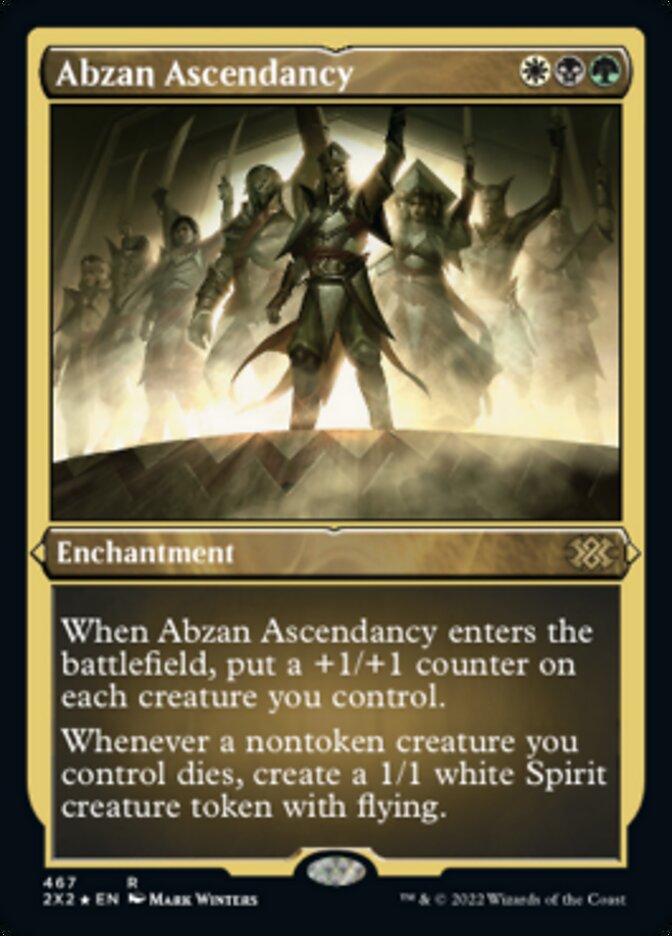 Abzan Ascendancy (Foil Etched) [Double Masters 2022] | Exor Games Dartmouth