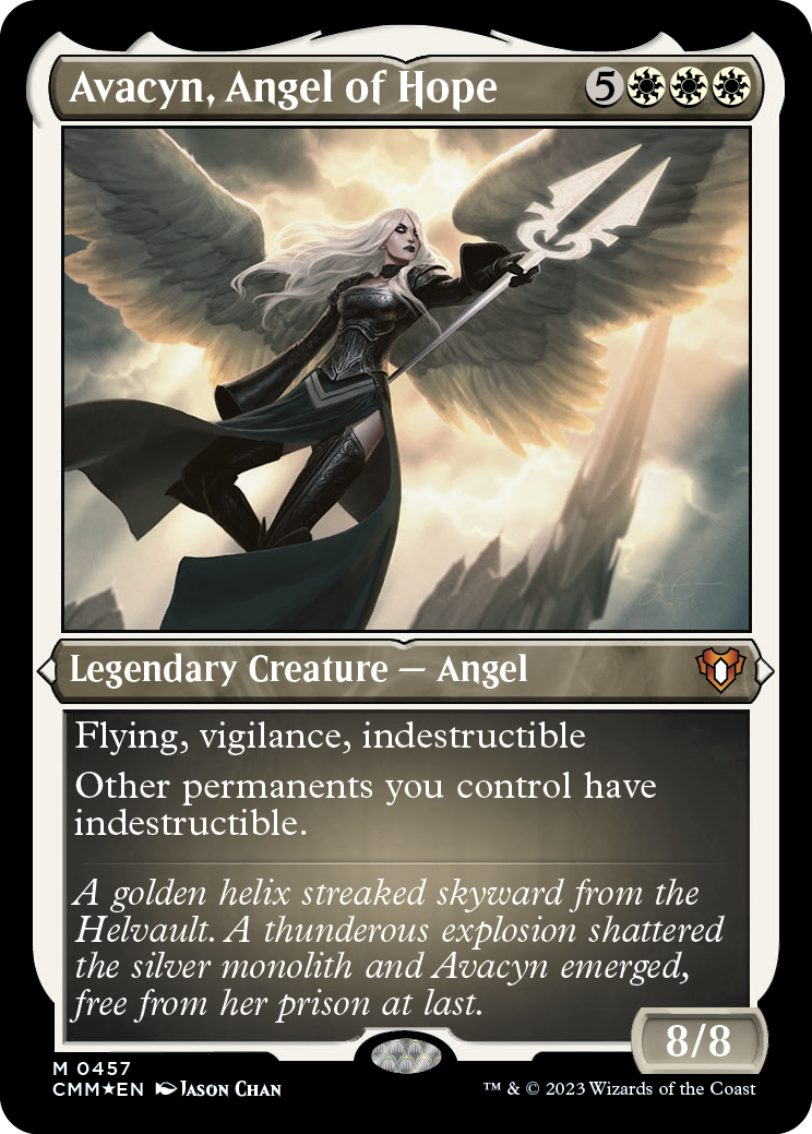 Avacyn, Angel of Hope (Foil Etched) [Commander Masters] | Exor Games Dartmouth