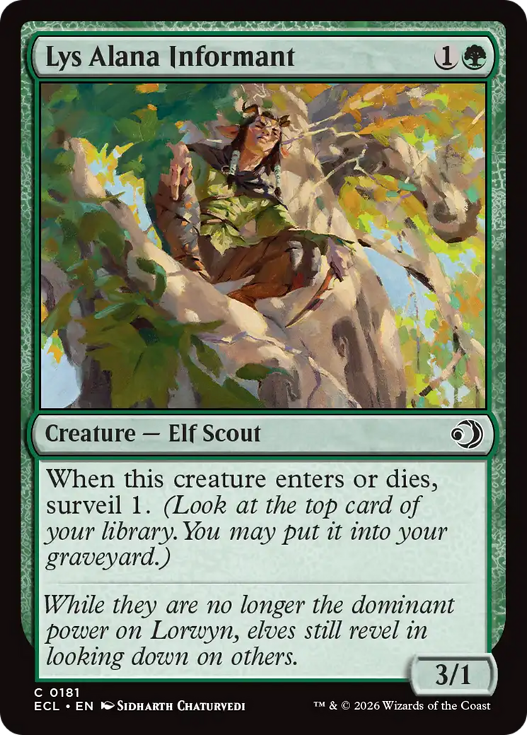 Lys Alana Informant [Lorwyn Eclipsed] | Exor Games Dartmouth