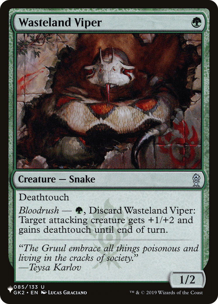 Wasteland Viper [The List] | Exor Games Dartmouth