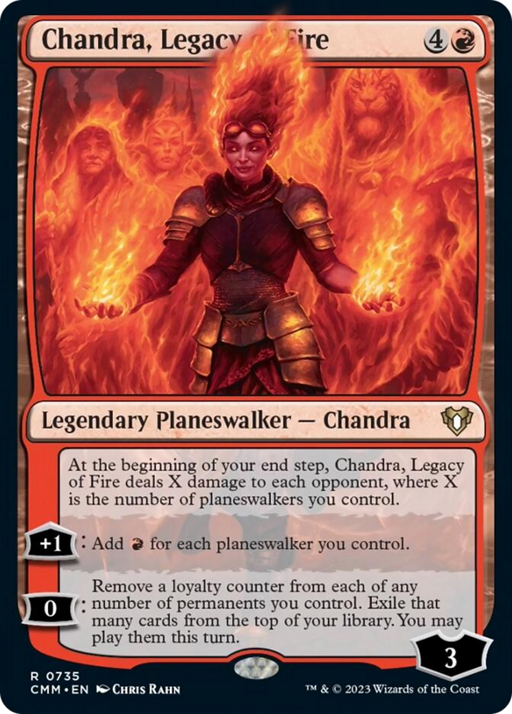 Chandra, Legacy of Fire [Commander Masters] | Exor Games Dartmouth