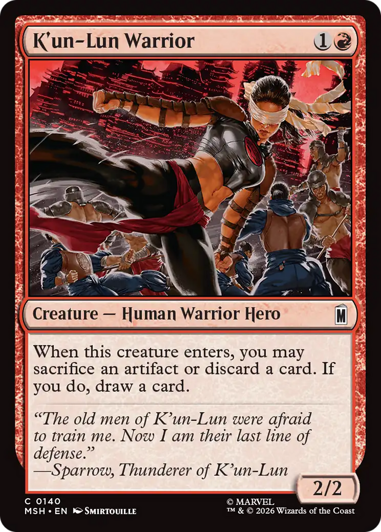 K'un-Lun Warrior [Marvel Super Heroes] | Exor Games Dartmouth
