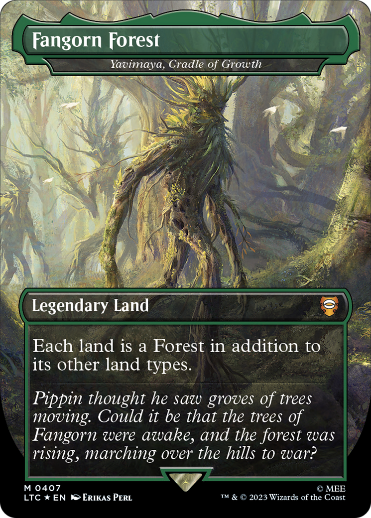 Fangorn Forest - Yavimaya, Cradle of Growth (Surge Foil Realms and Relics) [The Lord of the Rings: Tales of Middle-Earth Commander] | Exor Games Dartmouth