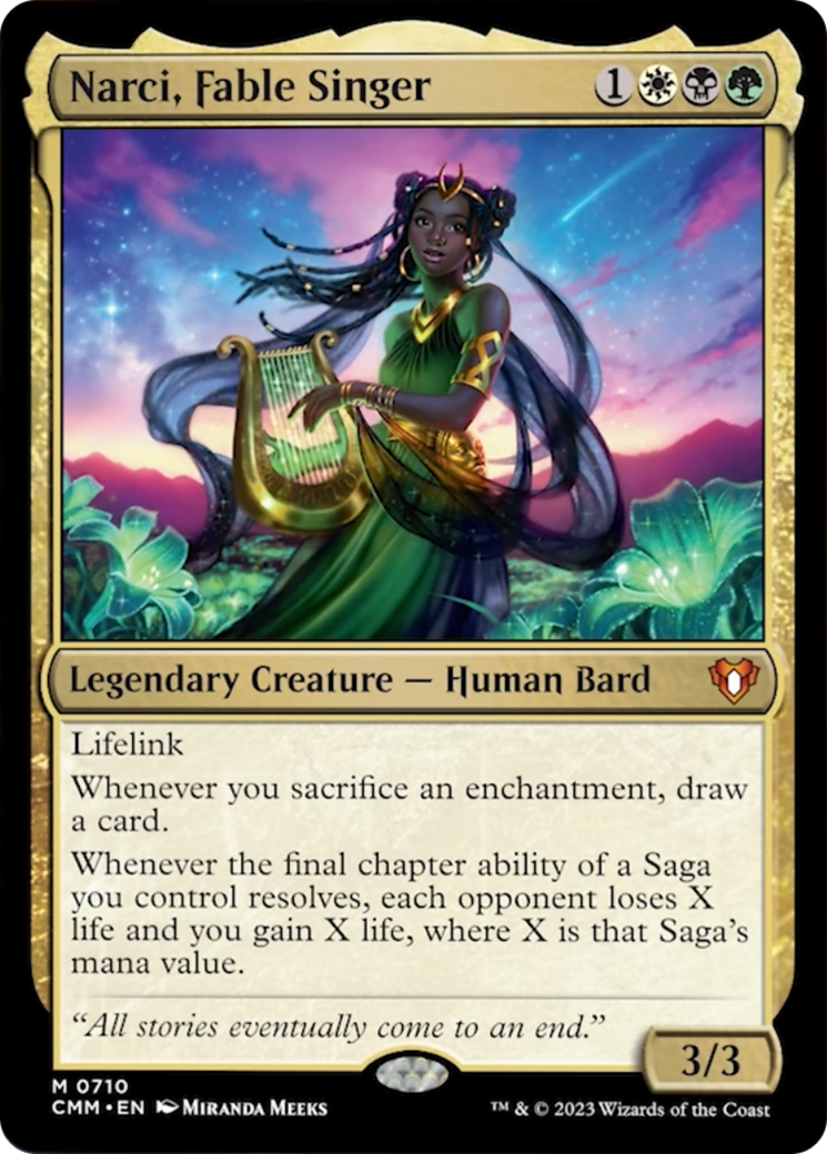 Narci, Fable Singer [Commander Masters] | Exor Games Dartmouth