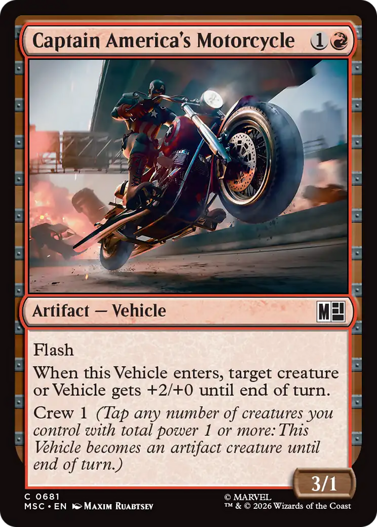 Captain America's Motorcycle [Marvel Super Heroes Commander] | Exor Games Dartmouth