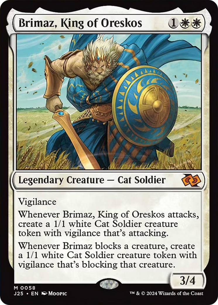 Brimaz, King of Oreskos (Anime) [Foundations Jumpstart] | Exor Games Dartmouth