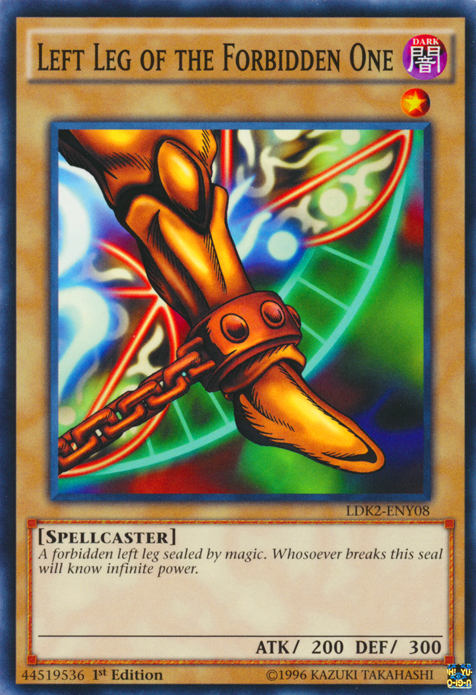 Left Leg of the Forbidden One [LDK2-ENY08] Common | Exor Games Dartmouth