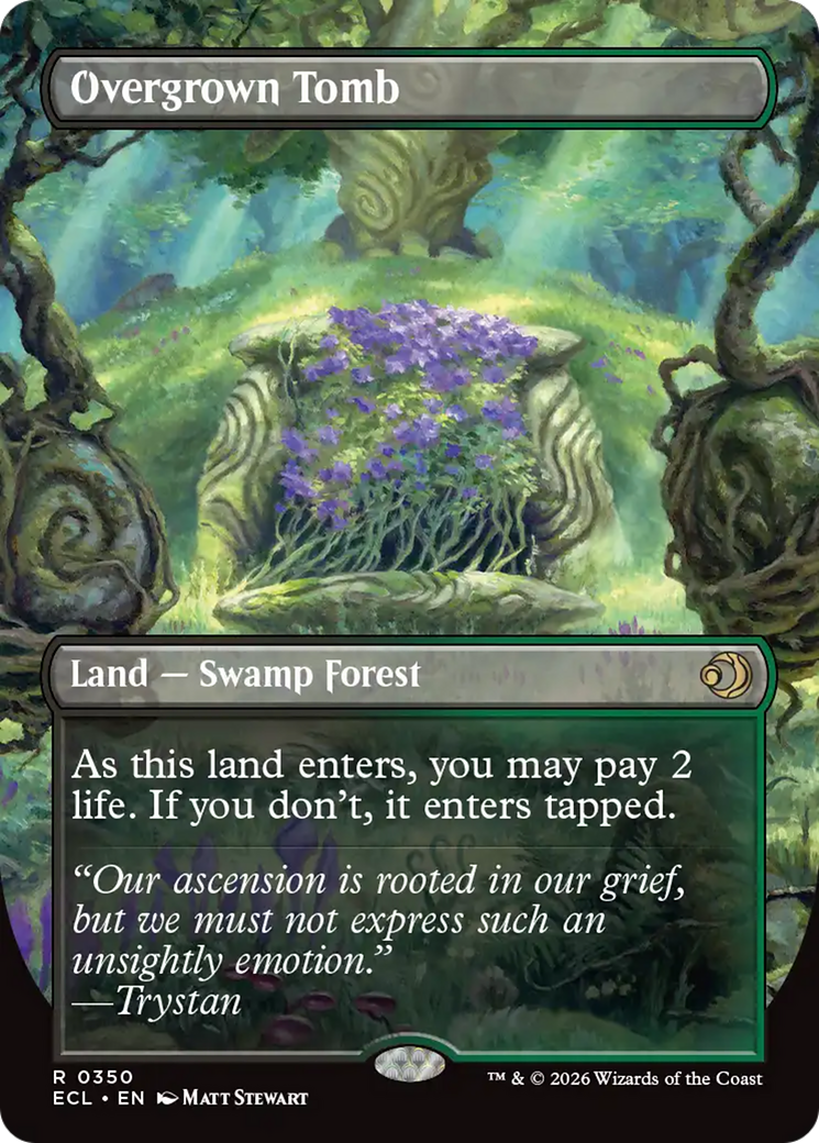 Overgrown Tomb (Borderless) [Lorwyn Eclipsed] | Exor Games Dartmouth