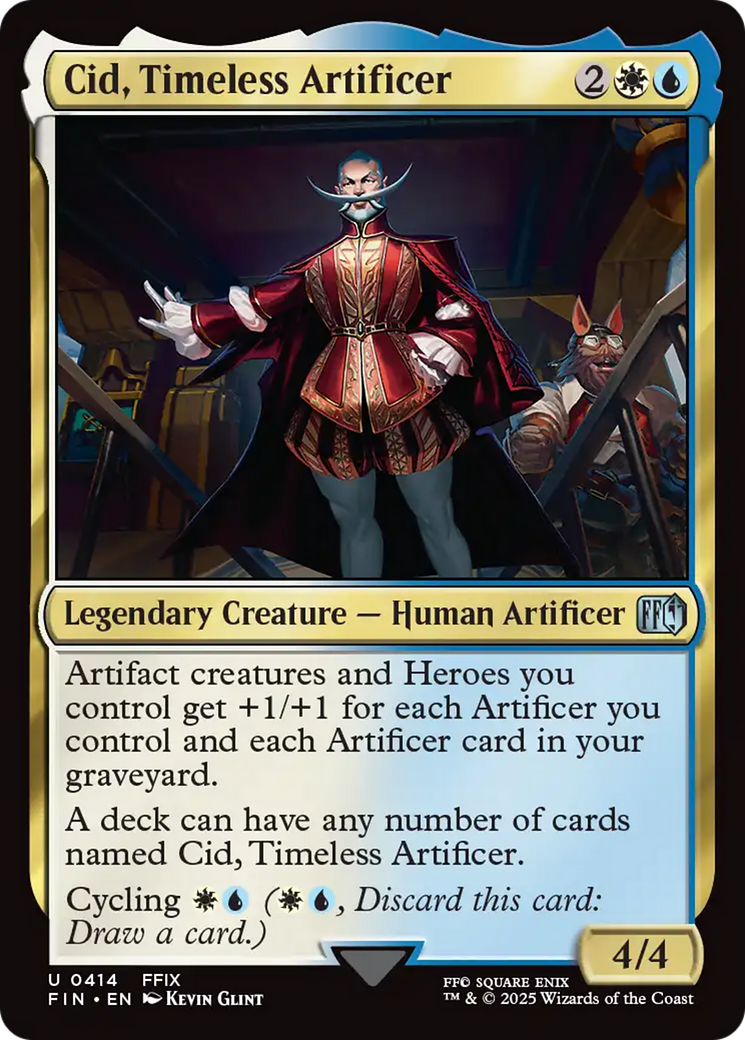 Cid, Timeless Artificer (0414) [FINAL FANTASY] | Exor Games Dartmouth