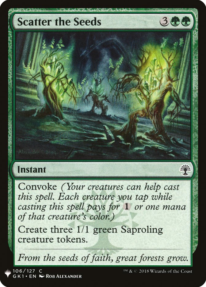 Scatter the Seeds [Mystery Booster] | Exor Games Dartmouth