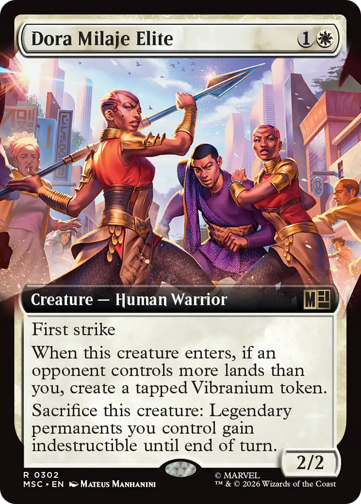 Dora Milaje Elite (Extended Art) [Marvel Super Heroes Commander] | Exor Games Dartmouth