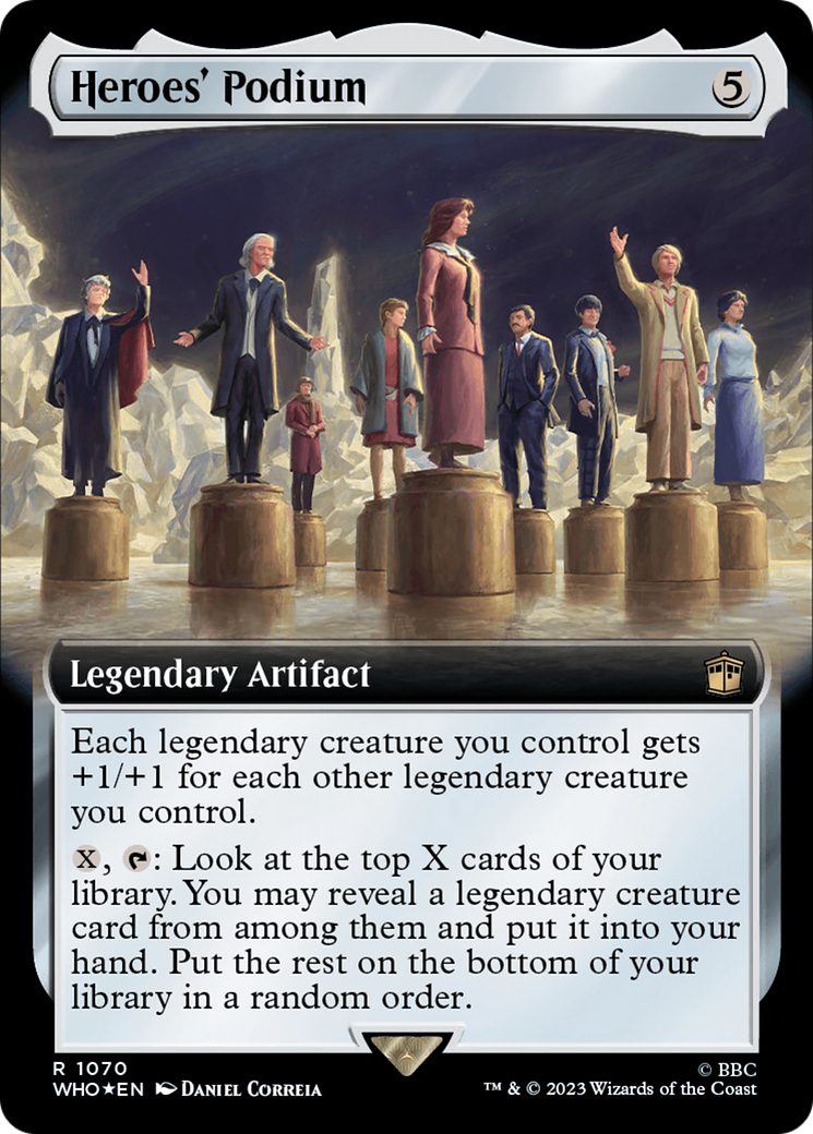 Heroes' Podium (Extended Art) (Surge Foil) [Doctor Who] | Exor Games Dartmouth