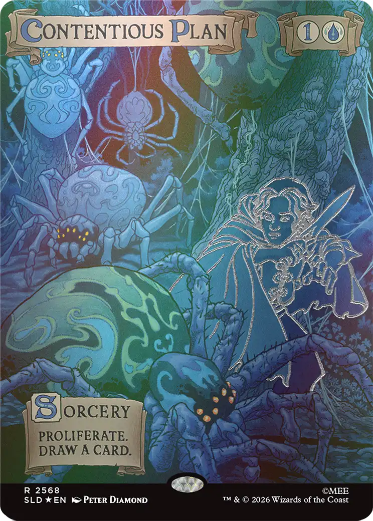 Contentious Plan (Out Of Sight Foil) [Secret Lair Drop Series] | Exor Games Dartmouth