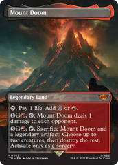 Mount Doom (Borderless Alternate Art) [The Lord of the Rings: Tales of Middle-Earth] | Exor Games Dartmouth