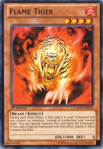 Flame Tiger [GAOV-EN039] Common | Exor Games Dartmouth