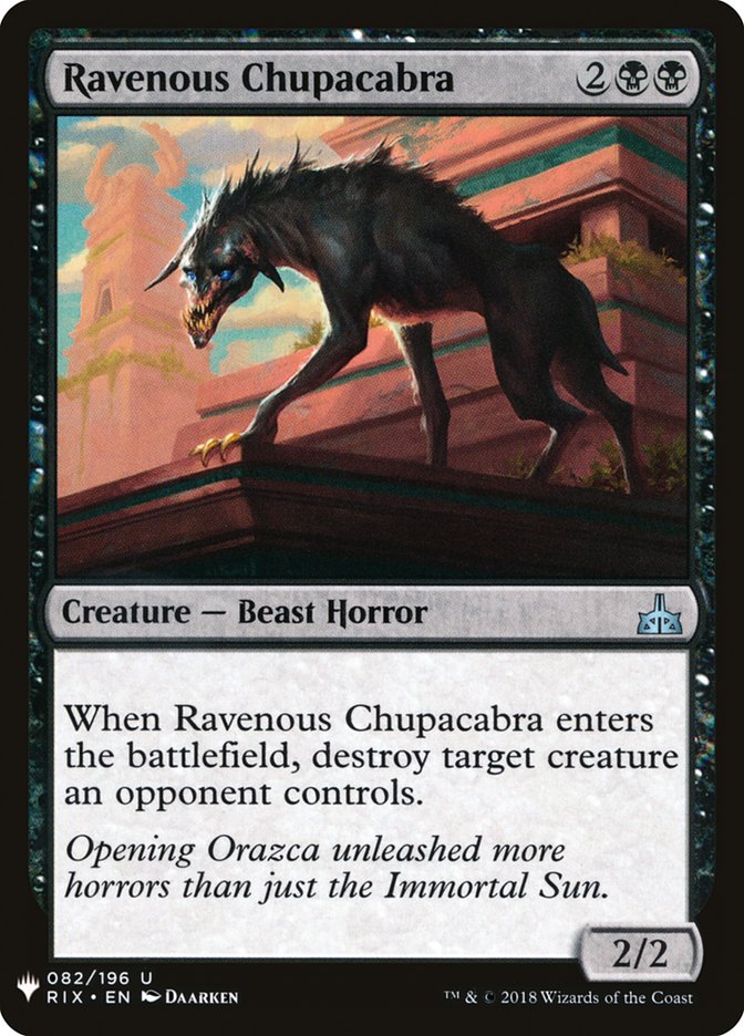 Ravenous Chupacabra [Mystery Booster] | Exor Games Dartmouth