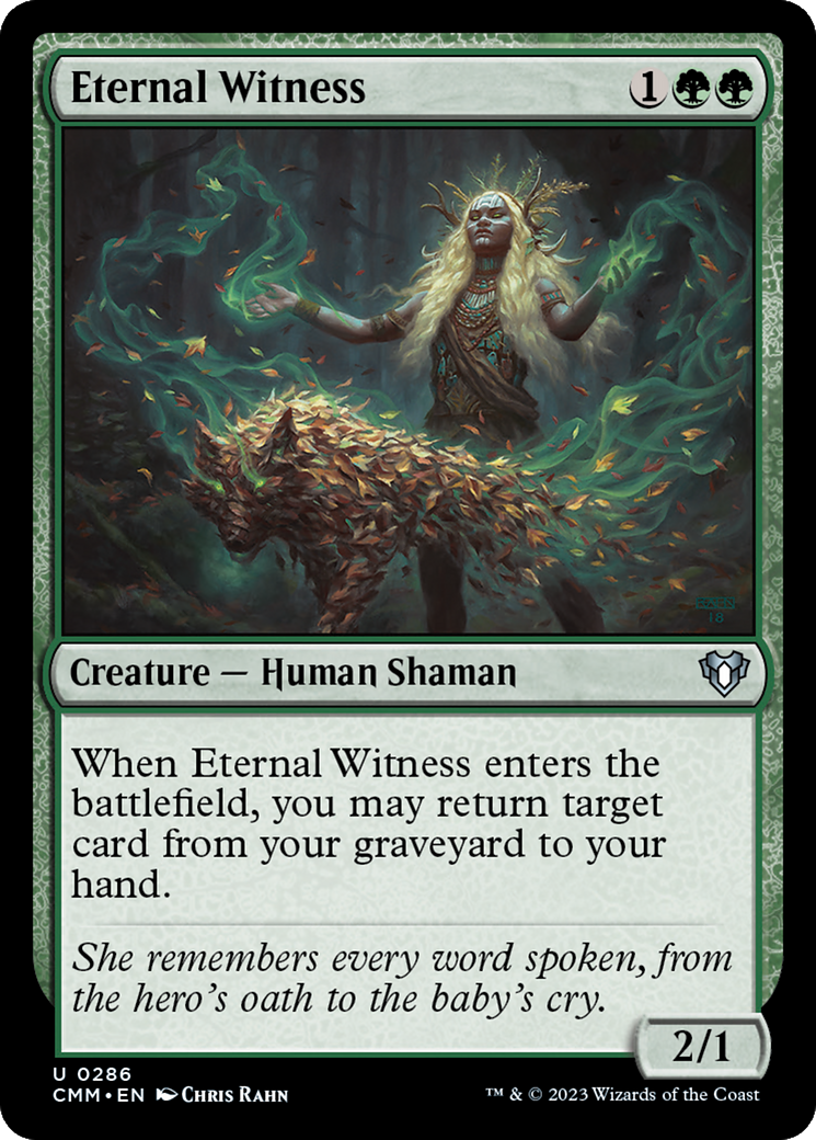 Eternal Witness [Commander Masters] | Exor Games Dartmouth