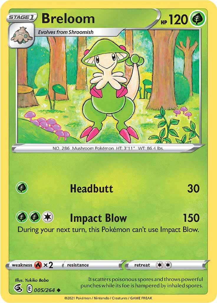 Breloom (005/264) [Sword & Shield: Fusion Strike] | Exor Games Dartmouth