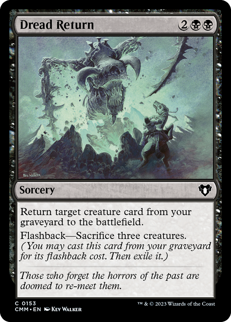 Dread Return [Commander Masters] | Exor Games Dartmouth