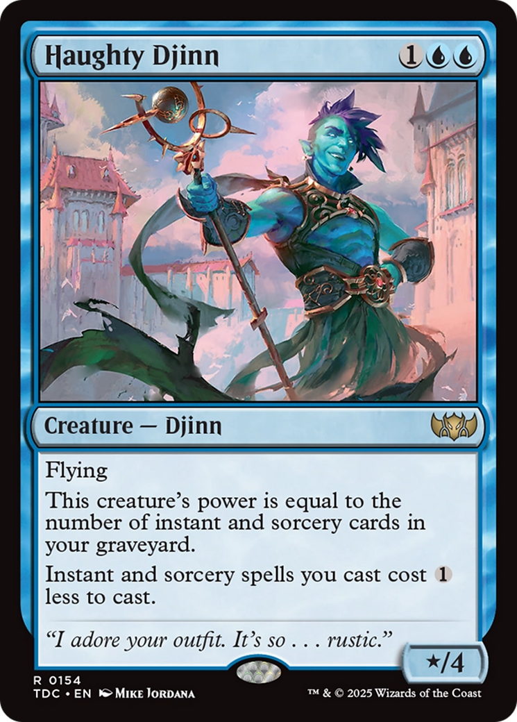Haughty Djinn [Tarkir: Dragonstorm Commander] | Exor Games Dartmouth