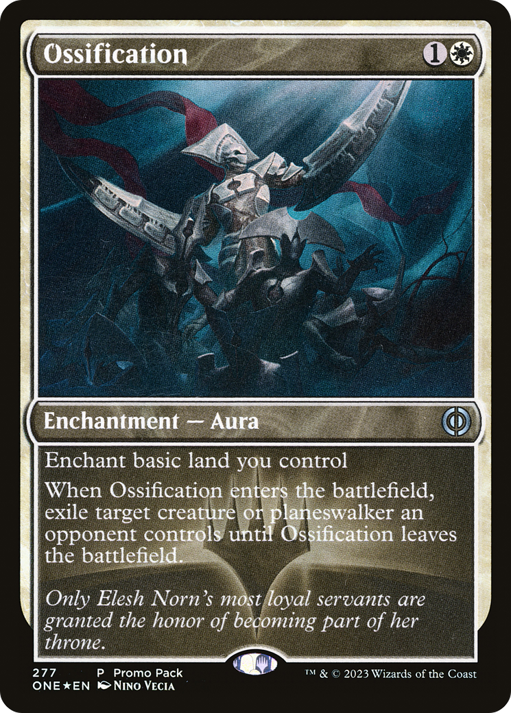 Ossification (Promo Pack) [Phyrexia: All Will Be One Promos] | Exor Games Dartmouth
