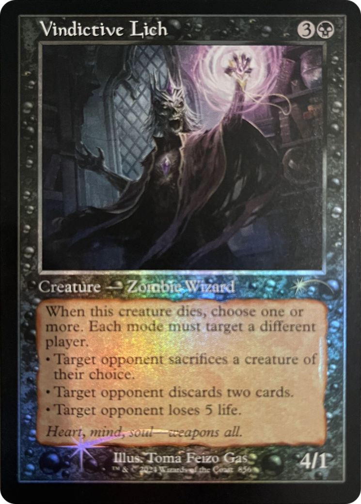 Vindictive Lich (Retro Frame) [Secret Lair Drop Series] | Exor Games Dartmouth
