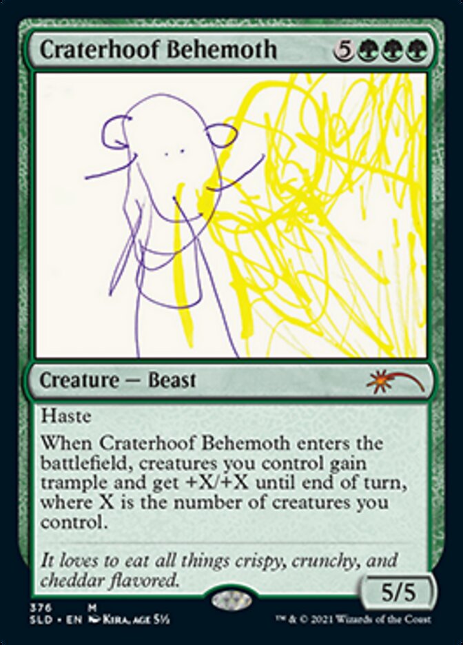 Craterhoof Behemoth (376) [Secret Lair Drop Series] | Exor Games Dartmouth