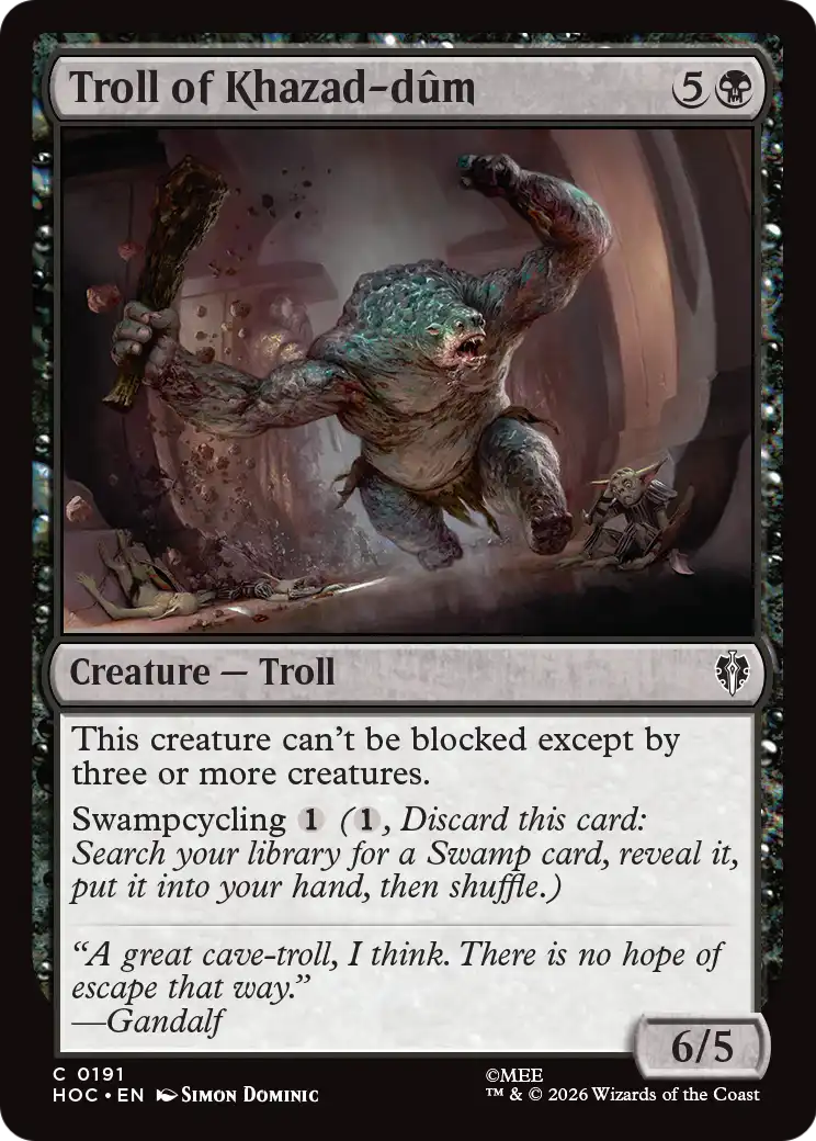 Troll of Khazad-dum [The Hobbit: Eternal-Legal] | Exor Games Dartmouth