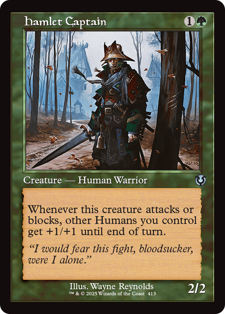 Hamlet Captain (Retro Frame) [Innistrad Remastered] | Exor Games Dartmouth