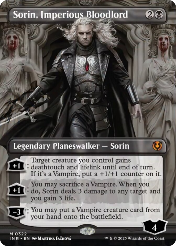 Sorin, Imperious Bloodlord (Borderless) [Innistrad Remastered] | Exor Games Dartmouth