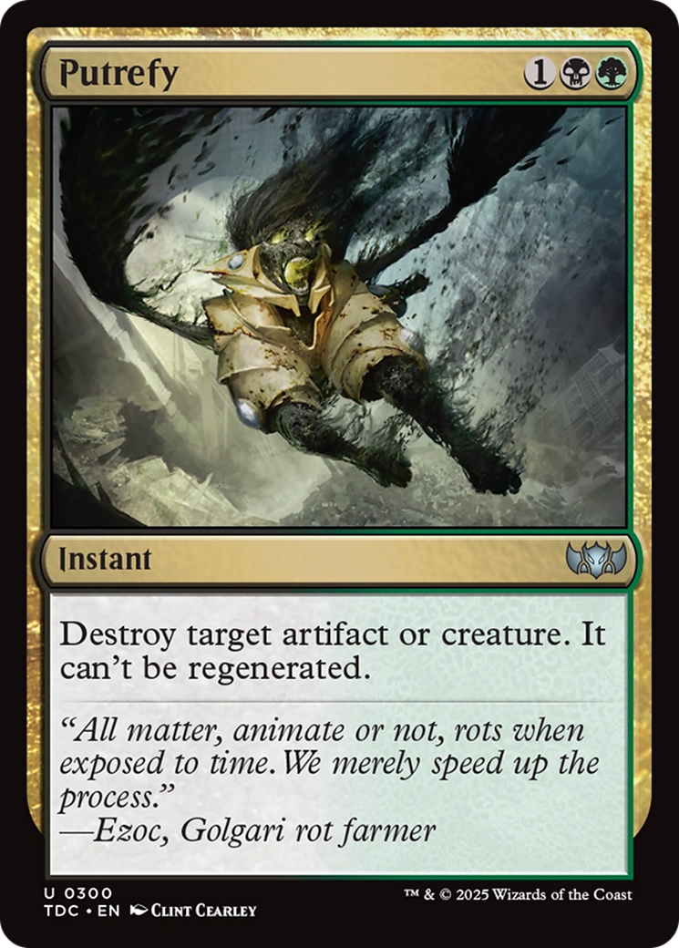 Putrefy [Tarkir: Dragonstorm Commander] | Exor Games Dartmouth