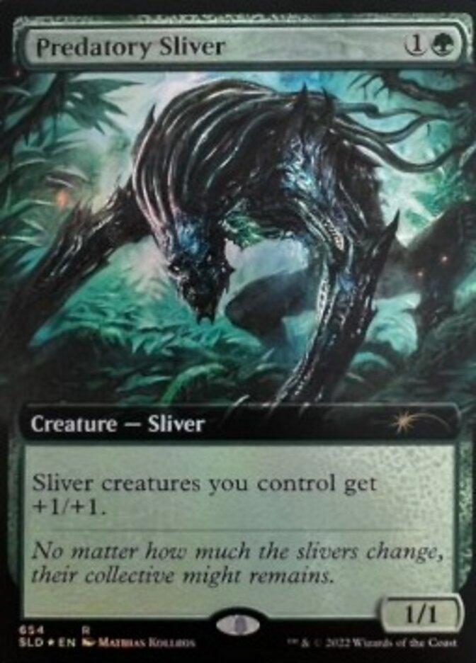 Predatory Sliver (Extended Art) [Secret Lair Drop Promos] | Exor Games Dartmouth