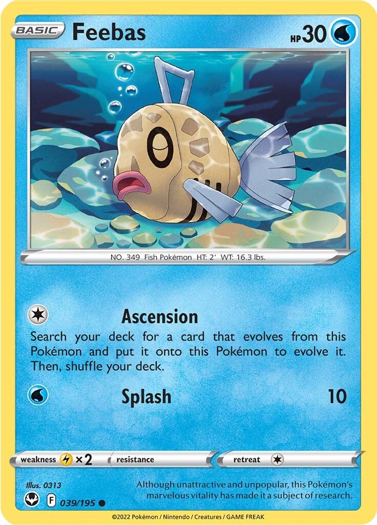 Feebas (039/195) [Sword & Shield: Silver Tempest] | Exor Games Dartmouth