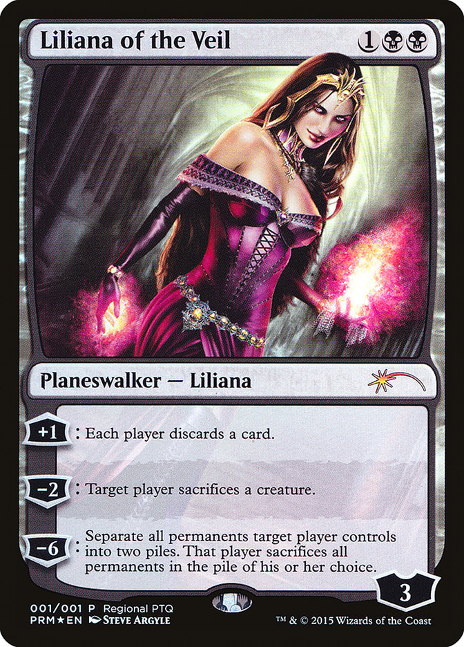 Liliana of the Veil (Regional PTQ) [Pro Tour Promos] | Exor Games Dartmouth