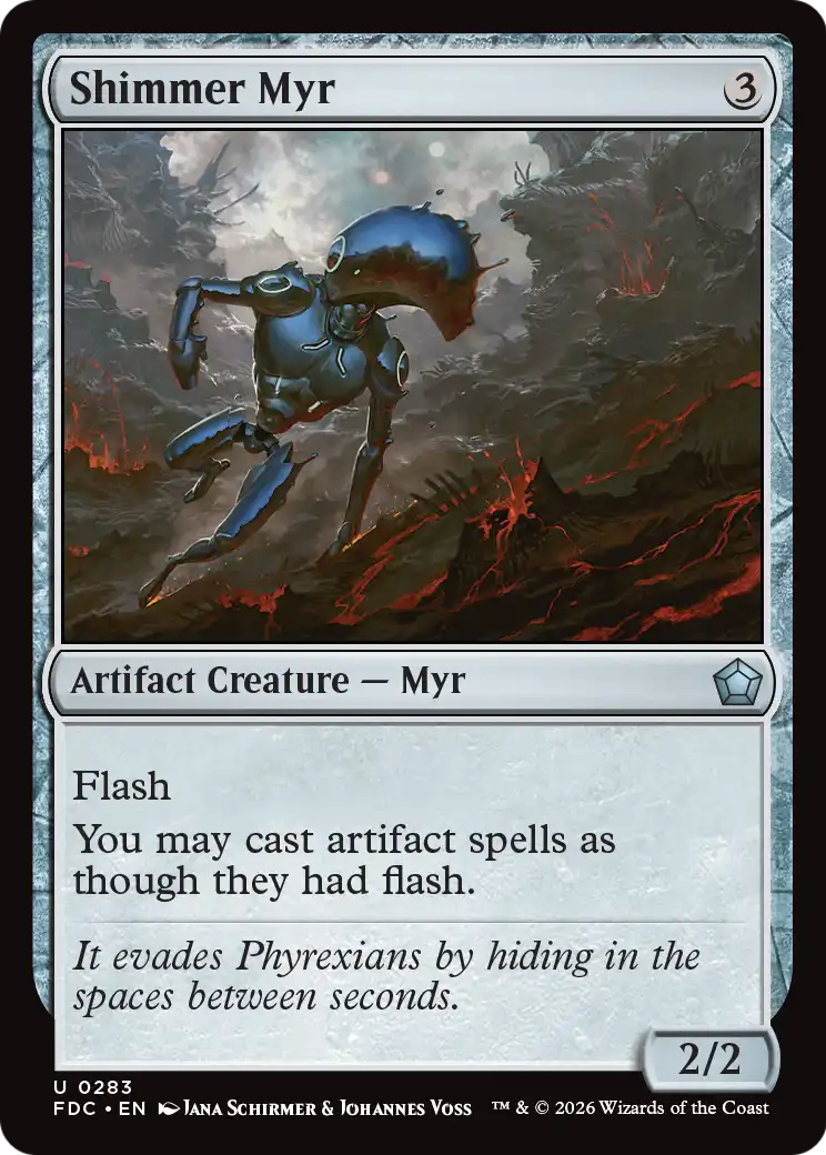 Shimmer Myr [Foundations Commander] | Exor Games Dartmouth
