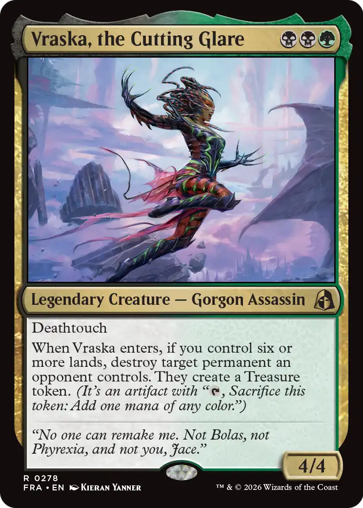 Vraska, the Cutting Glare [Reality Fracture] | Exor Games Dartmouth