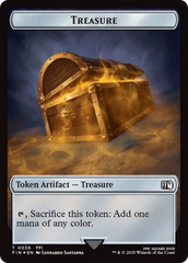 Moogle (0034) // Treasure (0036) Double-Sided Token (Surge Foil) [FINAL FANTASY Tokens] | Exor Games Dartmouth