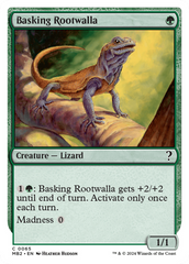 Basking Rootwalla (White Border) [Mystery Booster 2] | Exor Games Dartmouth